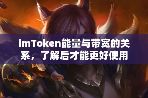 imToken能量与带宽的关系，了解后才能更好使用